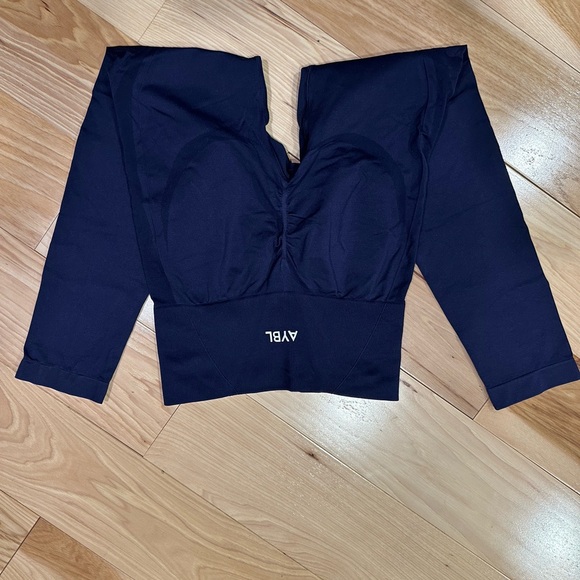 AYBL Empower Seamless Leggings XS Navy - Picture 2 of 3